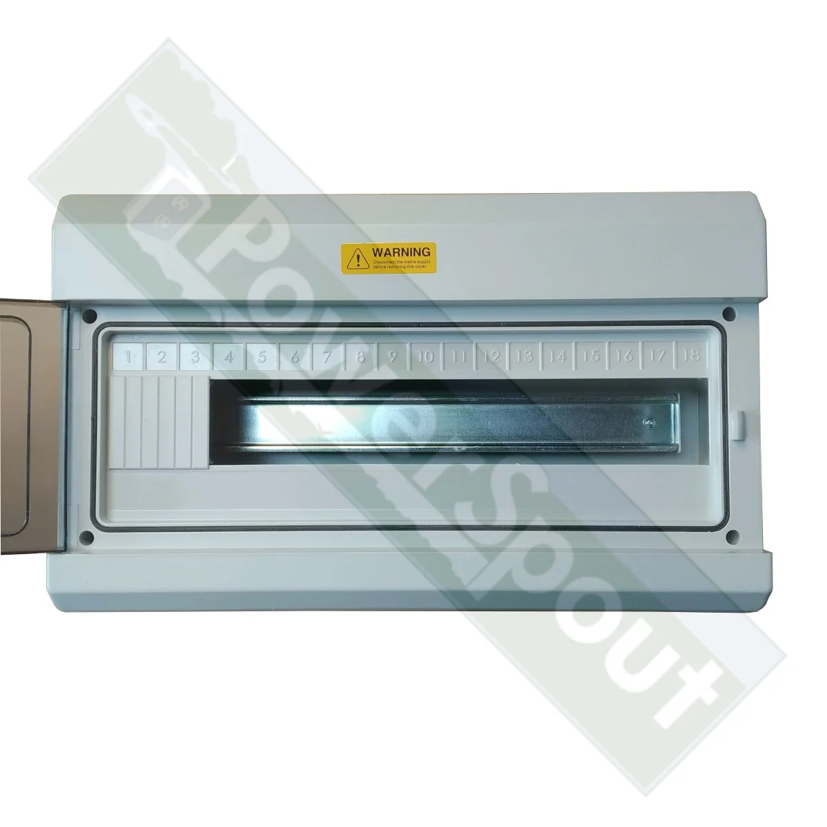 18-way Weatherproof (IP66) DIN Rail Enclosure - Image 2