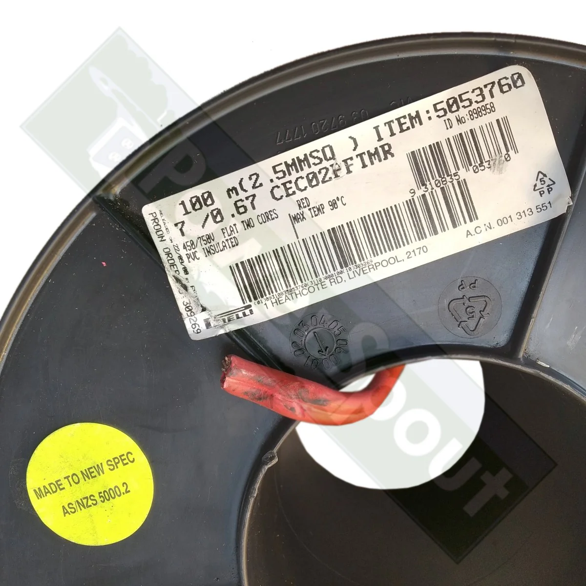 2-Core TPS Cable 2.5mm² - Image 3
