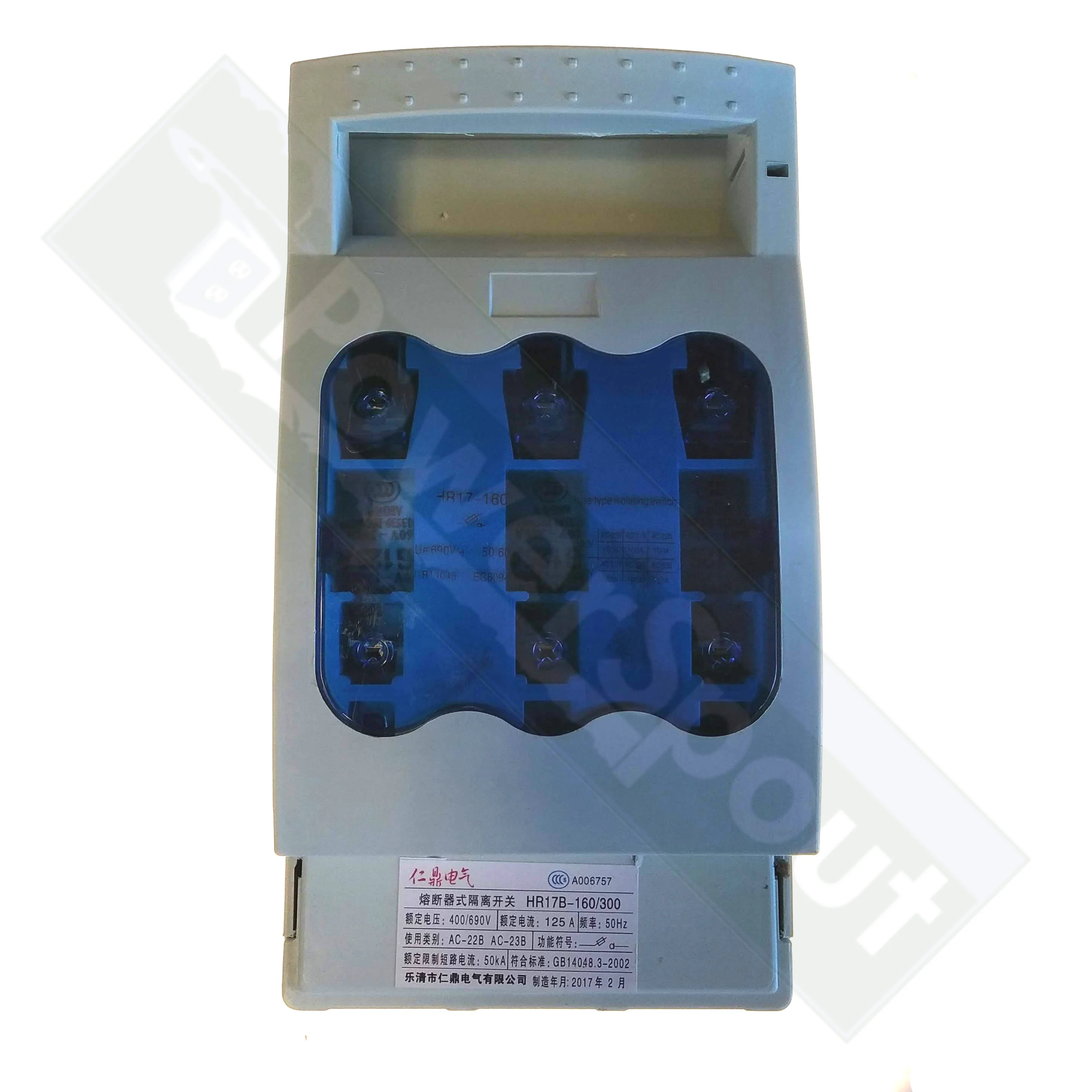 3-Pole HRC Fuse Holder & Fuses
