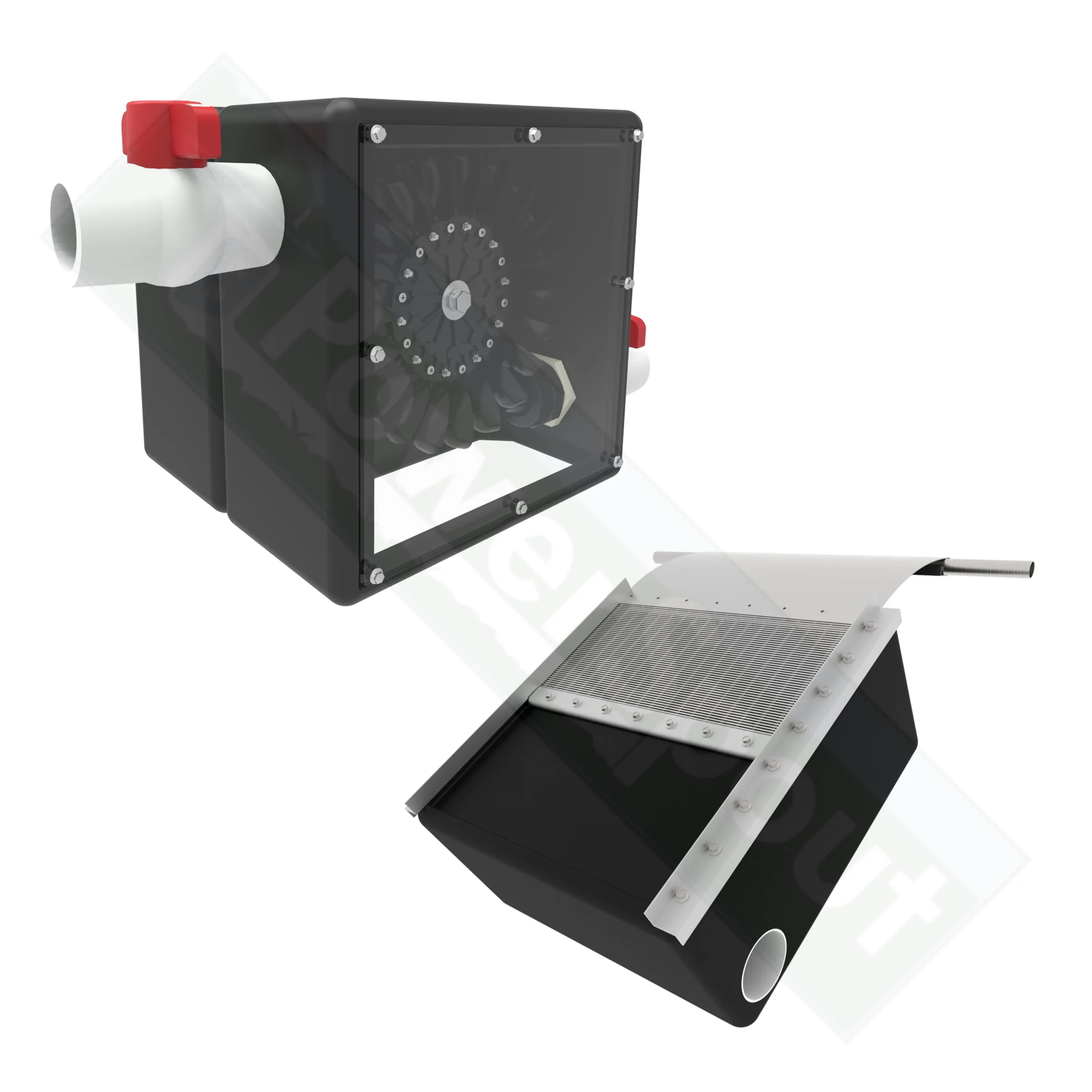 PLT Cube & Coanda Intake Bundle - Hydro Turbine